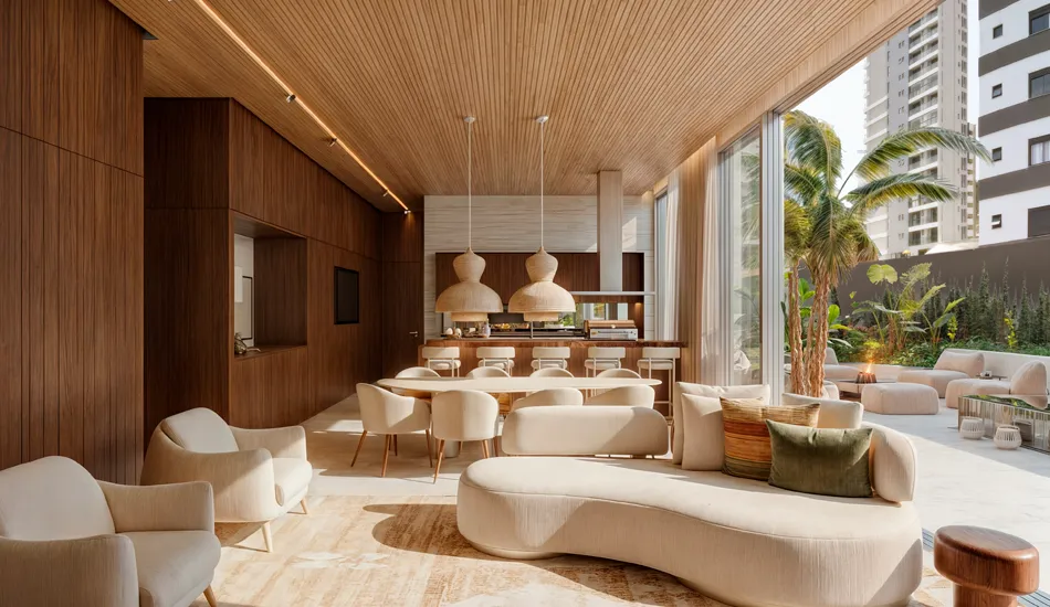 Interiores da Casa Veredas, projeto Casabá