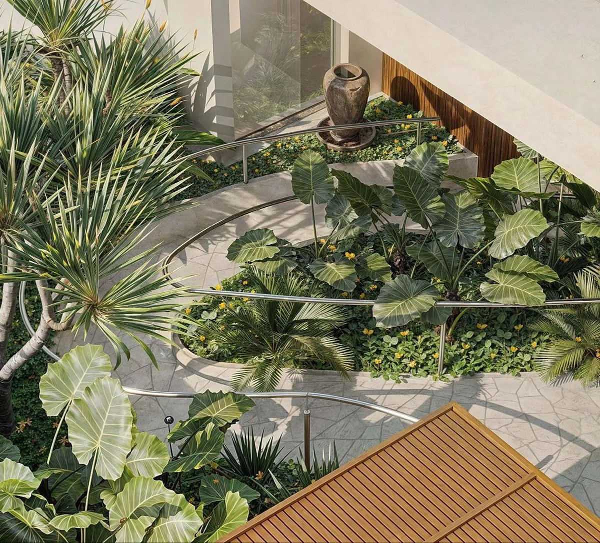 Jardim tropical do Veredas